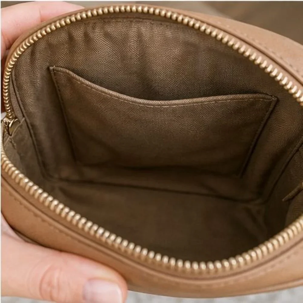 Tan Faux Leather Bag